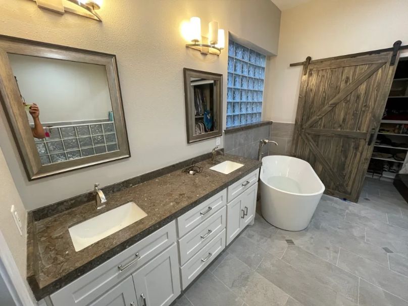 Bathroom remodel in the Houston area