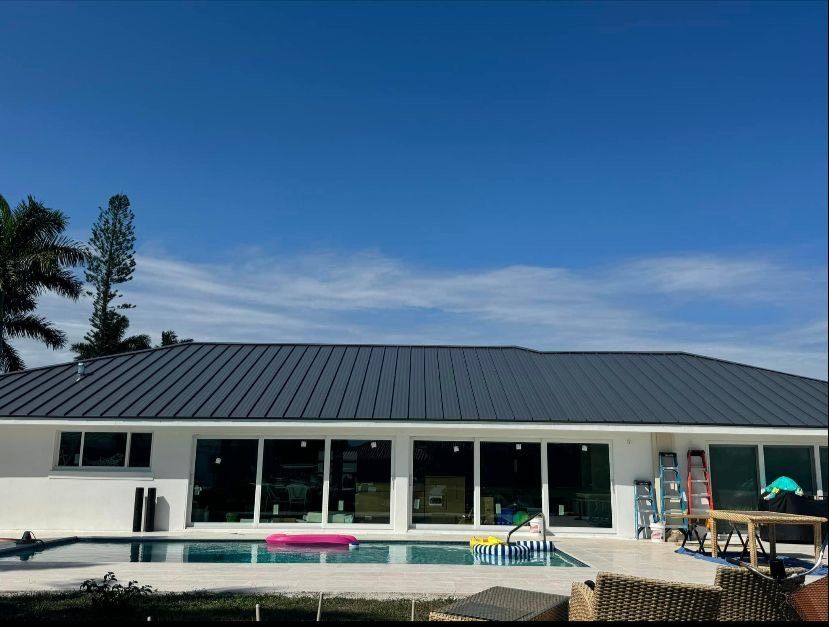 Standing seam metal roof