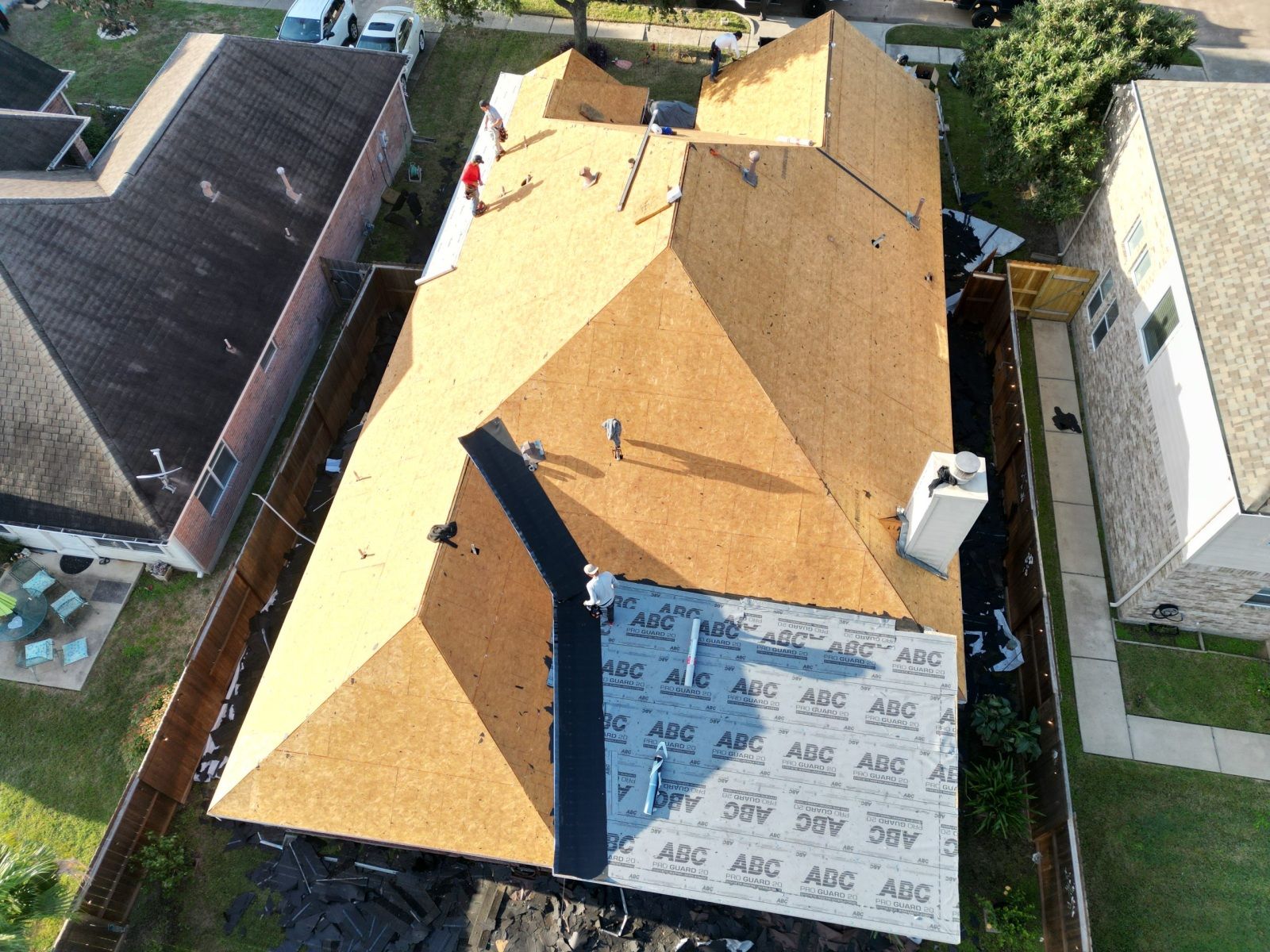 Residential roofing in the Houston area