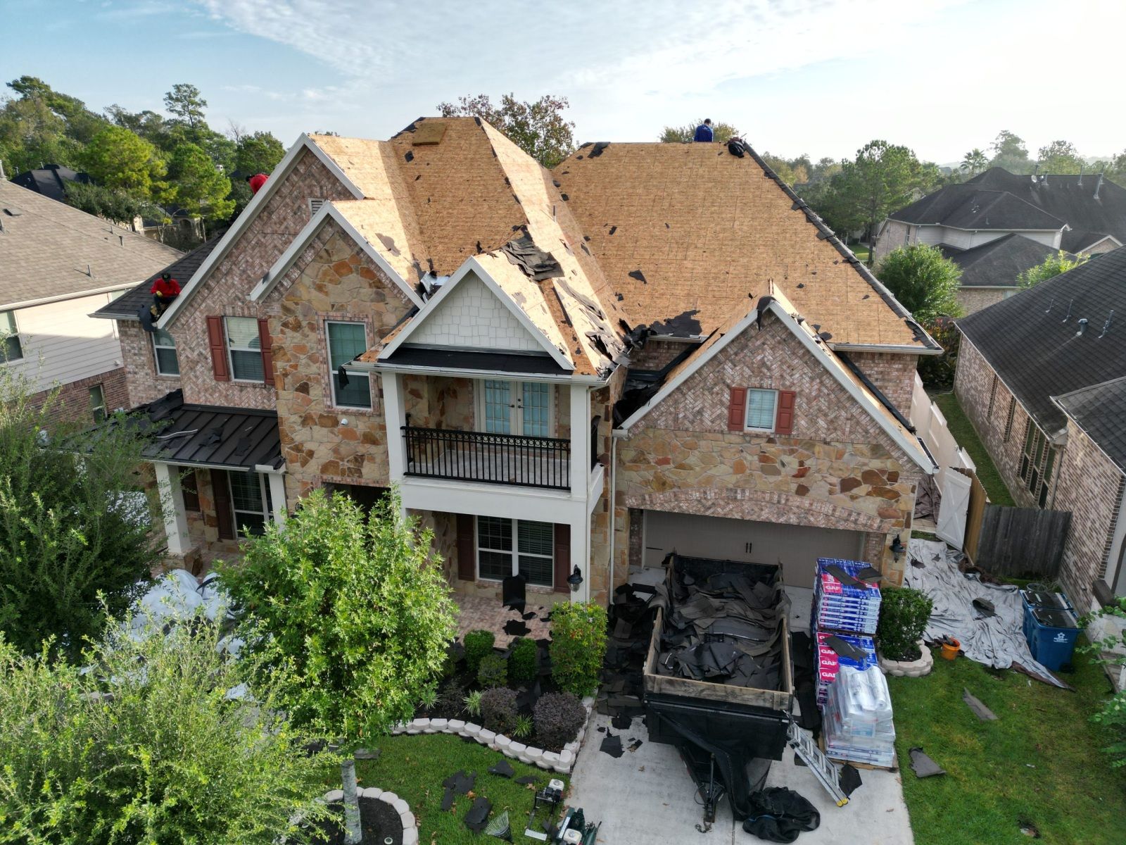 Residential roofing in the Houston area